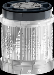 XVUC67 LED light element, white/clear, flash, 24V, f. Signal column XVU