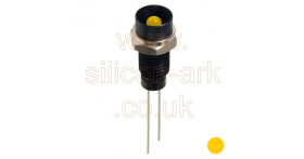 3mm - black recessed AMBER LED indicator (3076AD) - IMO