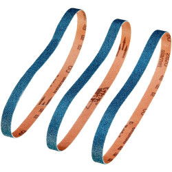 Irwin IW8083802 Powerfile Zirconium Sanding Belt 13 x 455mm 60G (Pack 3)