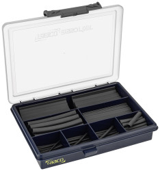 Cimco 181680 Zestaw rurek termokurczliwych czarny Współczynnik skurczu:2:1 130 szt.