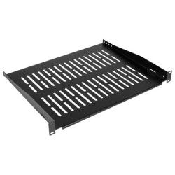 Półka stała do szafy RACK 19 1U 350mm czarna NEKU