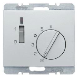 K.5 Regulator temperatury pomieszczenia 24V z zestykiem zwiernym elementem centralnym i łącznikiem stal szlachetna 20317104