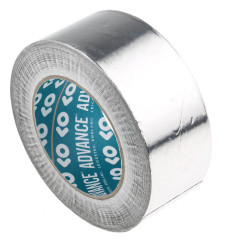 Taśma metalizowana szerokość 50mm Taśma aluminiowa grubość folii 0.04mm Advance Tapes wytrzymałość termiczna +110°C 3,8