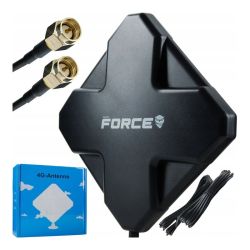 Antena GSM/4G/LTE MIMO 35dBi z 5m przewodami i wtykami SMA / Dual Omni