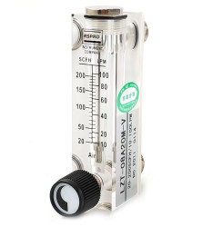 Czujnik przepływu Powietrze 10 l/min → 100 l/min Dla powietrza Rury