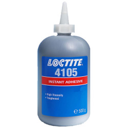 LOCTITE 231970 4105 Black Rubber Toughened Instant Adhesive 500g