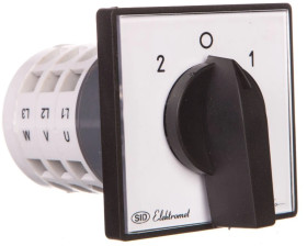 Łącznik krzywkowy 2-0-1 3P 16A IP65 z płytką Łuk E16-72 sieć-agregat 951671