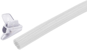 Braided sleeve kit, inner Ø 19 mm, range 19-20 mm, white, halogen free, -50 to 150 °C, BS18-35376
