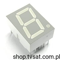HDSP-5503 LED RED 7-SEGMENT THT HP
