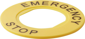 Pierścień ostrzegawczy wyłącznika awaryjnego TRU COMPONENTS TC-T14-2240 (Ø) 40 mm NOT-AUS 1 szt.