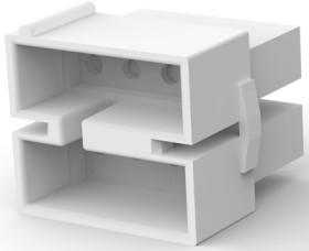 Socket housing, 8 pole, pitch 4.95 mm, straight, natural, 1-480345-0
