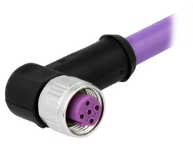 Złącze M12 żeńskie kątowe 2m 4-PIN 21349100486020