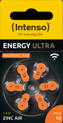 7504426 Hearing aid battery, zinc-air, 7.9 x 5.4 mm, Aid 13, pack of six