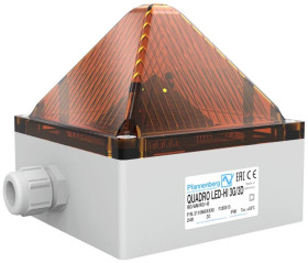 Lampa migająca Pfannenberg QUADRO LED-HI-3G/3D LV AM LED pomarańczowy Flesz 24 V/DC