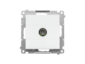 SIMON 55 Gniazdo antenowe TV biały mat TAK1.01/111 KONTAKT SIMON