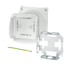 Skrzynka zaciskowa Poliwęglan 77 x 130 x 130mm Szary IP66, IP67 HENSEL