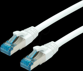 21991985 Patch cable Cat. 6a S/FTP PIMF, white, 0.15 m