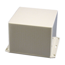 Hammond 1591VFLGY Multipurpose FRABS Enclosure Flanged Lid 120 x 120 x 94 Grey