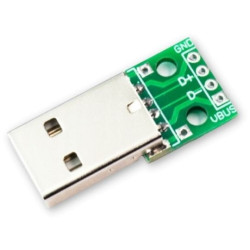 USB-A 4 Pin PCB male connector socket