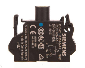 Oprawka blok LED niebieski 24V AC-DC montaż czołowy przył sprężynowe SIRIUS ACT 3SU1401-1BB50-3AA0