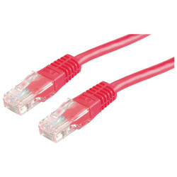 Value 21.99.1581 RJ45 Network cable CAT 6 U/UTP Red 10m