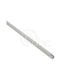 Korytko kablowe pełne TS, 15x18x2000 mm, szare PVC, B05342