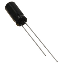 Kondensator 47μF 25V dc Radialny, Otwór przelotowy Panasonic roztaw: 2mm 5 (Dia.) x 11mm