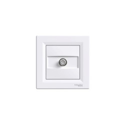Gniazdo SAT przelotowe z ramką białe EPH3700221 ASFORA Schneider Electric