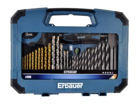 Zestaw wierteł Erbauer 100 sztuk