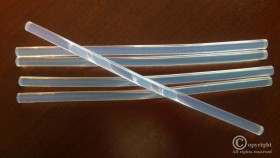 KLEJ TERMICZNY MLECZNY GRUBOŚĆ 11MM DŁUGOŚĆ 20CM