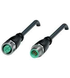 Pepperl+Fuchs 262655 Złącze konfekcjonowane czujnika/aktuatora V15-G-BK15M-PUR-A-V15-G, piny: 5, 5, 15 m, 1 szt.