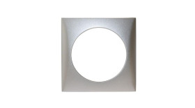 OUTLET FRAME 1-GANG CHR/BLK