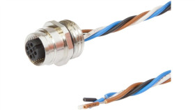 Av98a438, Akcesoria, Gniazdo Do Zabudowy, Kompletne, 250V, -25-90C, M12 4Pin,...