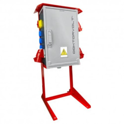 Rozdzielnica budowlana na stojaku OS-S/FI SET 2x32A 1x16A 8x230V Doktorvolt 7228