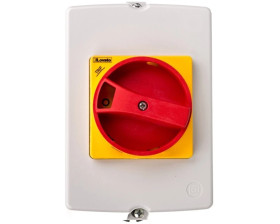 Obudowa do montażu powierzchniowego IP65 do SM1R szerokość 100mm w komplecie żółto/czerwone pokrętło SM1Z1715R