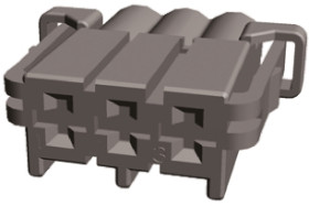 Złącze samochodowe 3-pinowe TE Connectivity -rzędowe Żeński AMP MCP 2.8 Obudowa złącza samochodowego