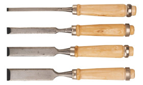 Dłuta 6-24 mm zestaw 4 elementy wielkości: 6, 12, 18, 24 mm 09A320