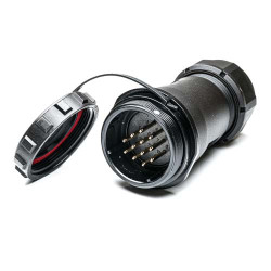 Złącze wielostykowe przemysłowe 12-pinowe Montaż na kablu Gniazdo RS PRO