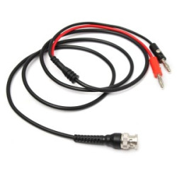 Przewód do oscyloskopu wtyk BNC - 2x banan długość - 1m