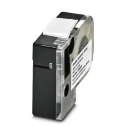 Etykieta termiczna ciągła w kasecie biała z czarnym nadrukiem 24mm MM-EML (EX24)R C1 WH/BK do drukarki THERMOFOX 0803973