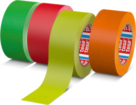 Fabric tape, 19 x 0.28 mm, acrylic coated fabric, neon pink, 25 m, 04671-00051-10