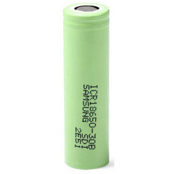 Samsung ICR18650-30B Rechargeable 3.7V 2950mAh Industrial Li-ion Battery
