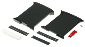 Obudowa DIN 101mm szerokość 17.5mm Skrzynka kolejowa 101 x 17.5 x 120mm materiał: ABS, poliwęglan Italtronic