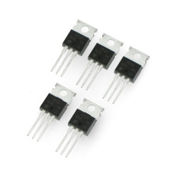 Tranzystor N-MOSFET IRF520NPBF - THT - 5szt.