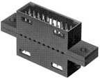 Pin header, 10 pole, pitch 2.54 mm, straight, black, 87605-1