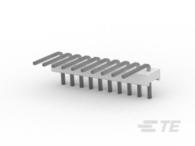 Listwa stykowa PCB 10-pinowe MTA 100 raster: 2.54 mm Kąt prosty 1-rzędowe TE Connectivity Płyta250 V Bez osłony