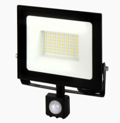 Projektor Naświetlacz Halogen LED line LUMINO 50W 4000K 5000lm z czujnikiem IP44 3 lata gwar.