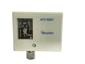 Przełącznik ciśnienia Bourdon Różnicowy Powietrze, olej, woda Pressure Switch 1/4 BSP Female