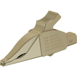 St&#xE4;ubli 669575-27 XDK-1033 clip terminal, brass, serrated, &#xD8; 4 mm socket