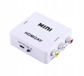 HDMI to CVBS Analog AV Video PAL NTSC RCA Adapter Converter - HDMI2AV